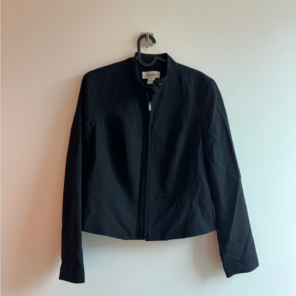Calvin Klein Women's Black Bomber Jacket